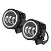 Precise Front Bumper LED Fog Light System DIY Color-Changing Bluetooth Control For Jeep Wrangler JK/CJ/TJ
