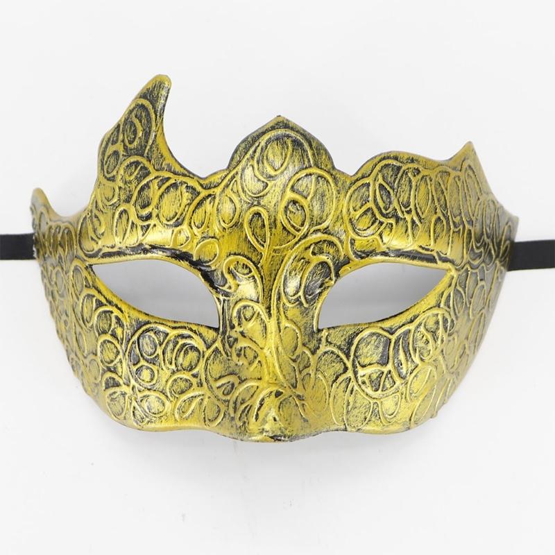 Halloweenská maska pro muže Maska pro Mardi Gras Maska na půl obličeje Maska na karnevaly Maska na maškarní plesy Párty maska