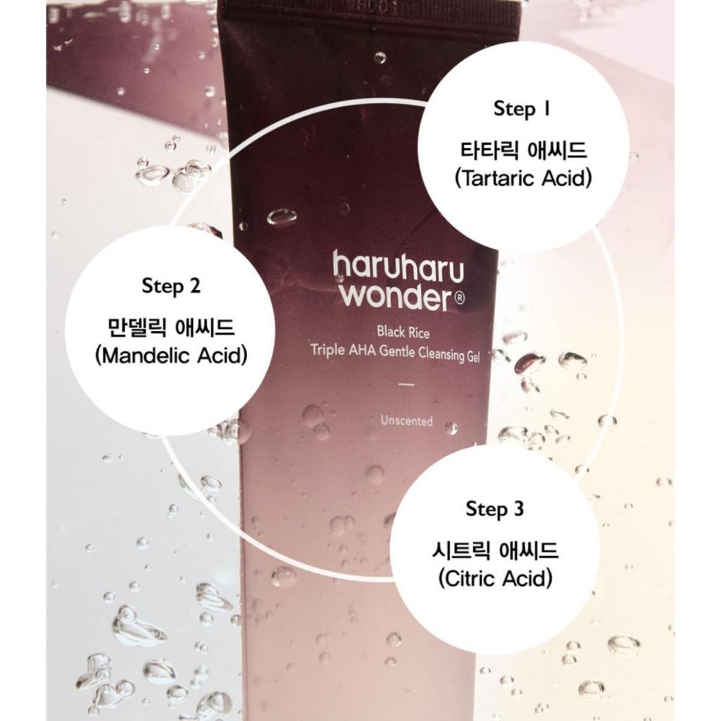 [HARUHARU WONDER] Black Rice Moisture 5.5 Soft Cleansing Gel  100ml  + Moisture Deep Cleansing Oil 150ml