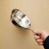 Silver Stainless Steel Frying Egg Pan Diversion Port Breakfast Cooking Pot  Sauces