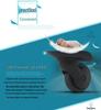Universal Leather Trolley Case Wheels - Silent Replacement Casters for Luggage