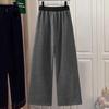 Women's Color-Blocked Fleece-Lined Wide-Leg Pants