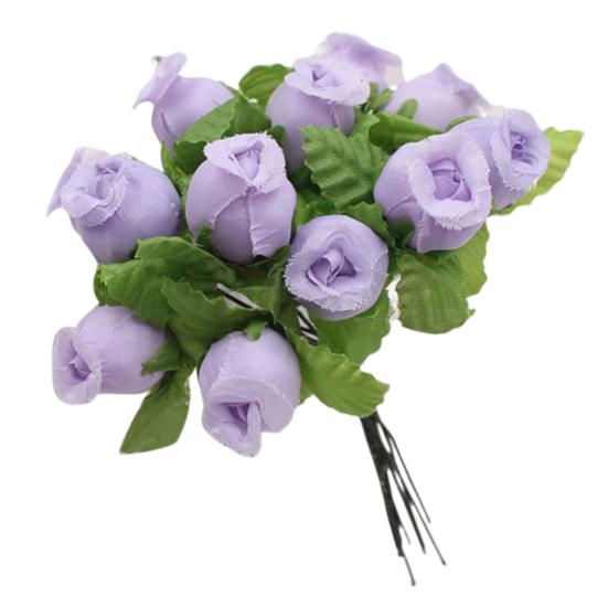1 bukett kunstig blomst 12 rosehoder DIY Craft Home Party Bryllupsdekor