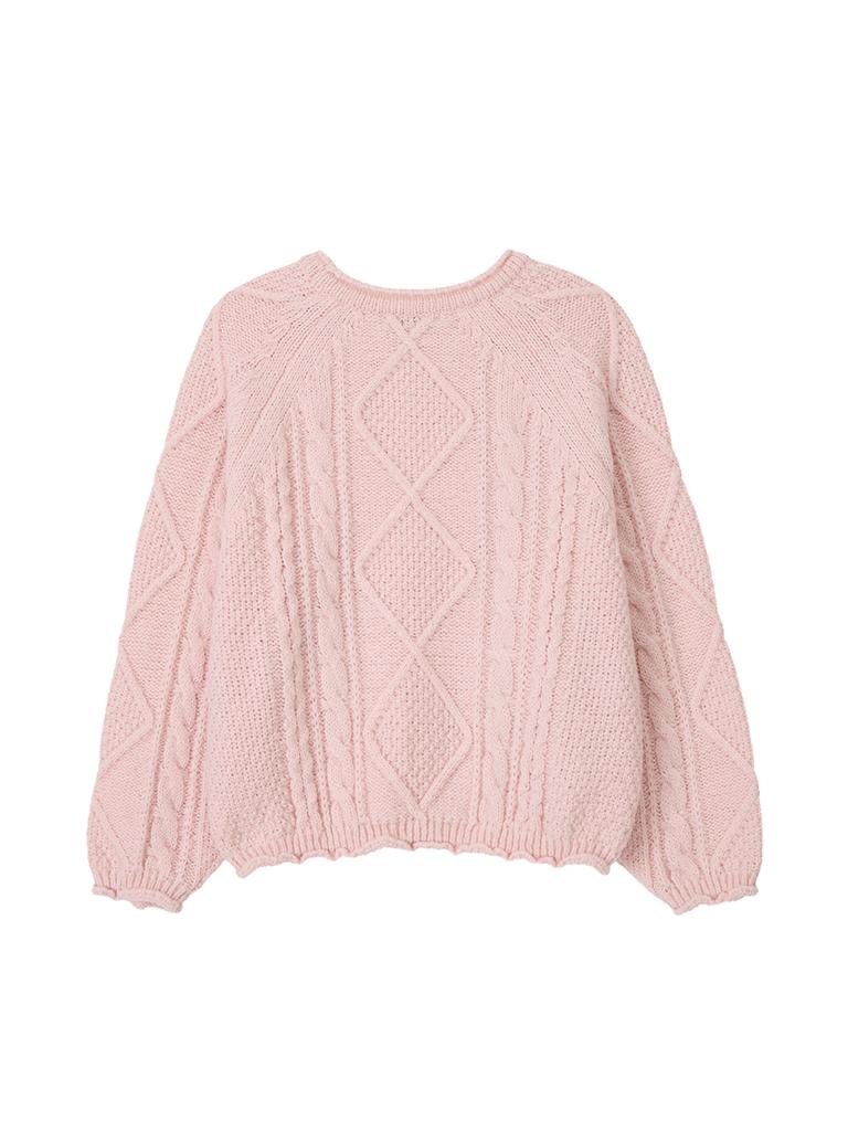 PANDORAFIT Lumière Cable Knit (Light Pink)