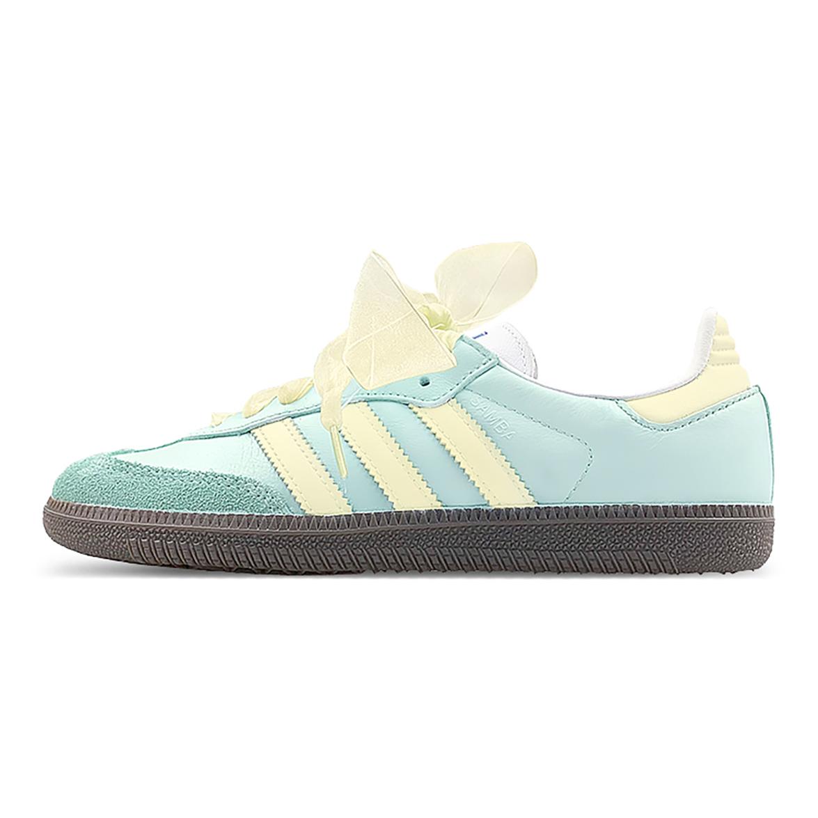 

Adidas Originals SAMBA OG Abrasion Resistant Low top Skateboard Shoes Unisex Green Yellow IG1024(Team1311-) 38⅔