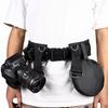 Fibbia a Gancio Cintura Fotografica Regolabile Cinturino per SLR/DSLR Tasca Cintura Vita per Fotocamera Treppiede Monopiede