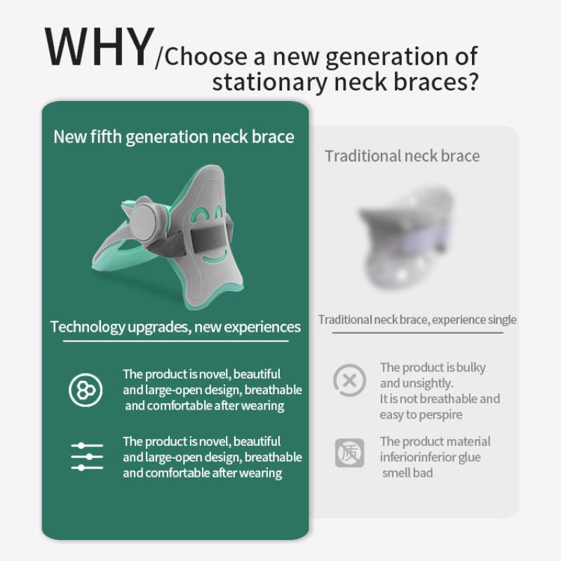 Adjustable Cervical Traction Device Posture Corrector Cervical Collar Neck Braces Support Stretcher Spine Protector Pain Relief