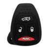Fit for Chrysler Dodge Jeep 4 Button Remote Smart Key Fob Cover Skin Case