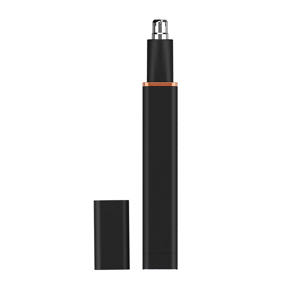 Electric Nose & Ear Hair Trimmer Compact Portable Waterproof USB Charging Grooming Tool for Safe Shaving