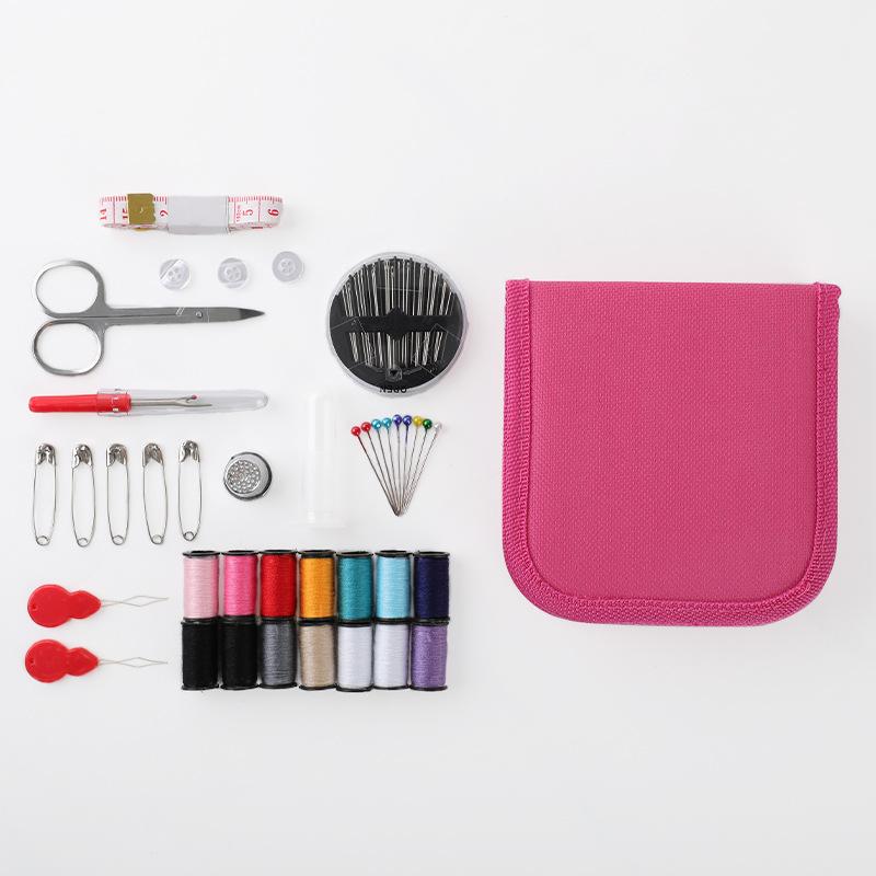 Patch Kit for Household Sewing - Sewing Needles and Threads for Patching. Portable Sewing Kit. 62-piece sewing kit