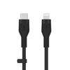 Câble - belkin - flex lightning-usb-c - 15w - 1 m - silicone noir