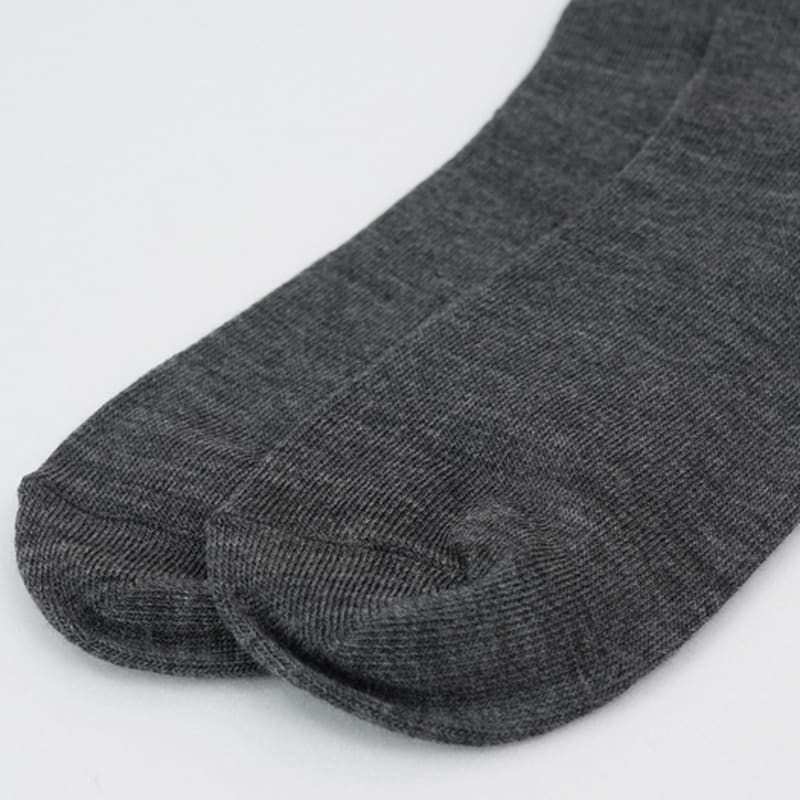 Nitina Emblem Wool Blend Knee Socks M/GY