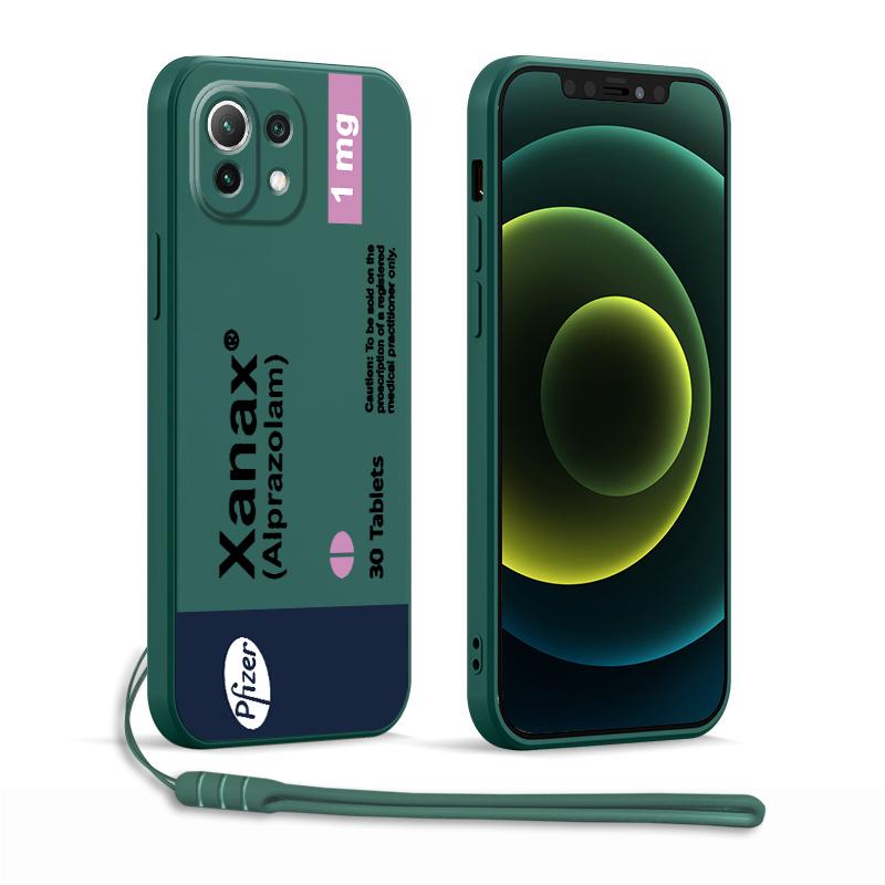 

Чехол для телефона для Xiaomi Redmi A1 A3x A2 K60 13C 10 12C 9 8 14C K40 Модный X-XANAX Chill Pill Redmi 13C