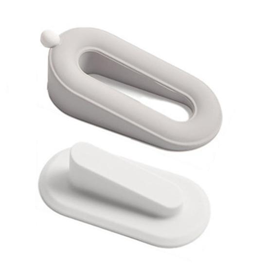 Donut Door Stopper Wedge No Drilling Tile Concrete Wooden Anti-collision Carpet Anti-slip Windproof Floor Decorative Doorstop