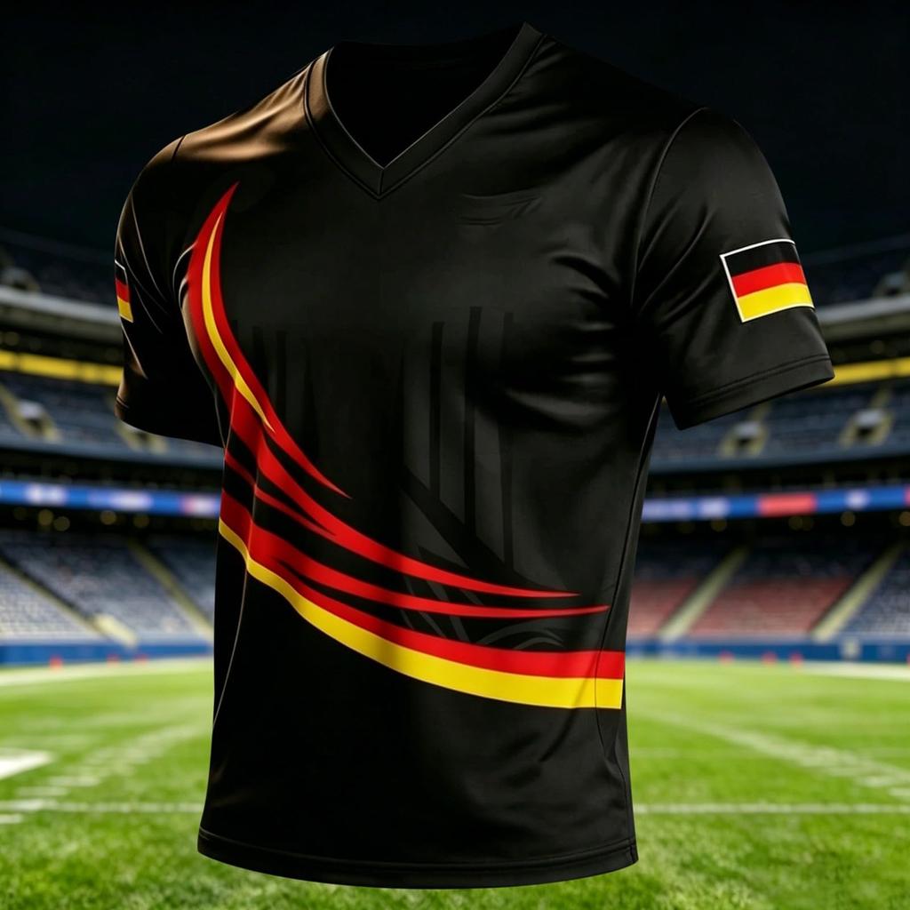 Men's Casual Short Sleeve T-Shirt Lightweight Breathable Fabric Crew Neck Printed Graphic Tee for Everyday Wear and Outdoor Activities