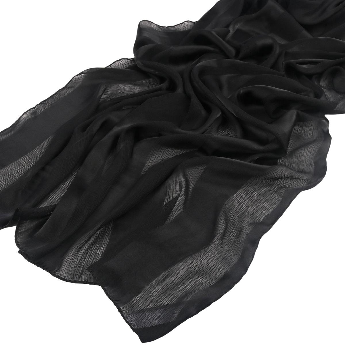 

Женский хиджаб-шаль плиссированный шифон в полоску с естественной мятостью Ближний Восток Дубай хиджаб 180*70cm