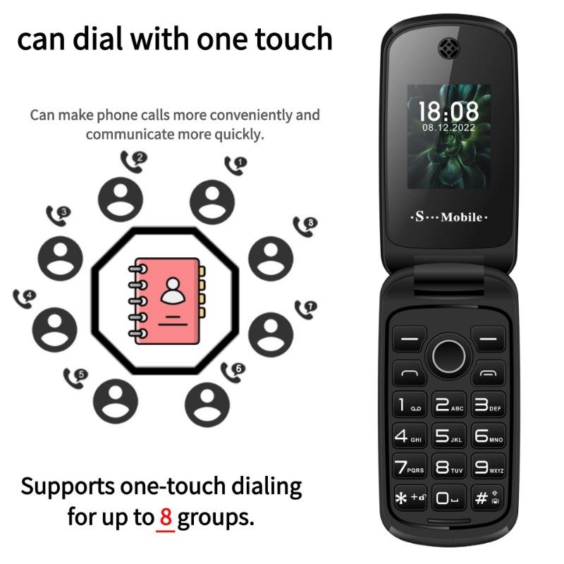 Hot-selling Mini Small Flip Button Mobile Phone Function Machine Low-cost Dual Card