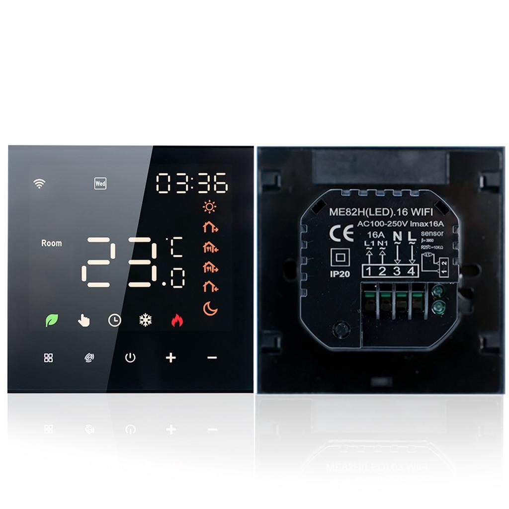 Smart Thermostat Digital Programmable LCD Display Touchscreen Underfloor Heating Temperature Controller Digital