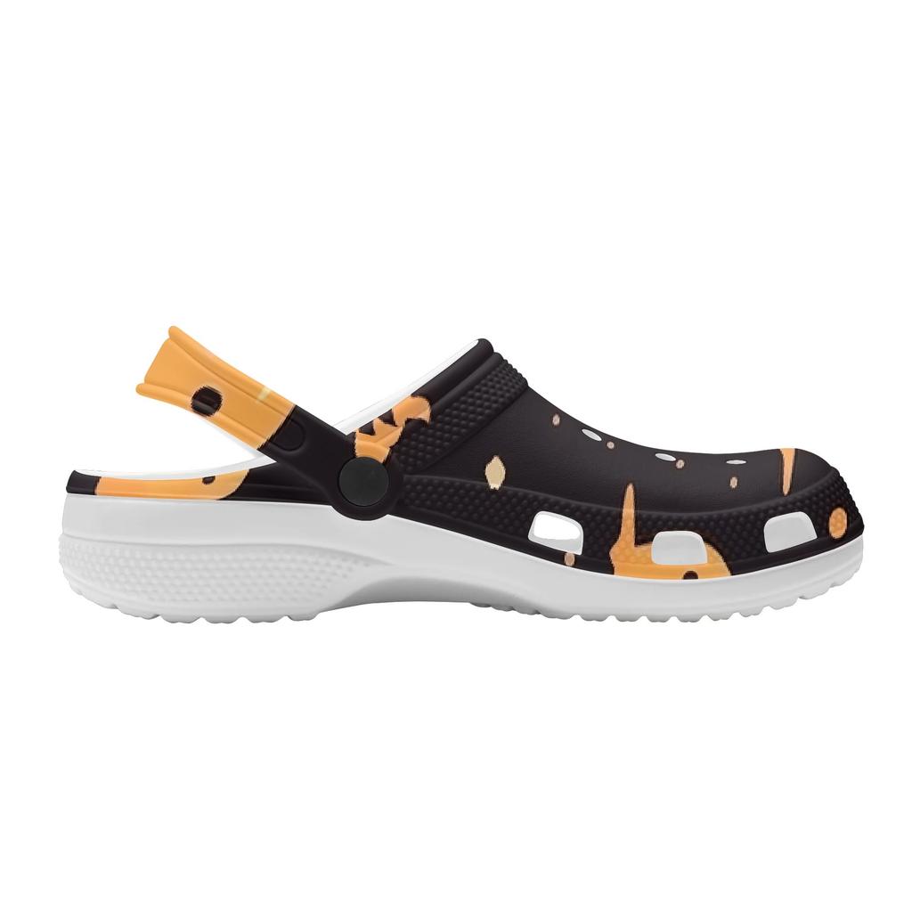 Allover Printed EVA Clogs for Women Men Breathable Lightweight Slip On Casual Footwear Soft Summer Sandals Daily Walking