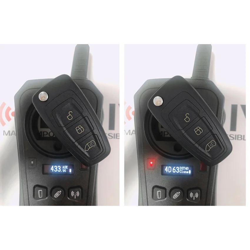 Ecusells Remote Car Key 434MHz 4D83 Chip A2C53435329 For Ford Transit Connect Transit Custom 2012-2016 BK2T-15K601-AA/ AB/ AC/AD