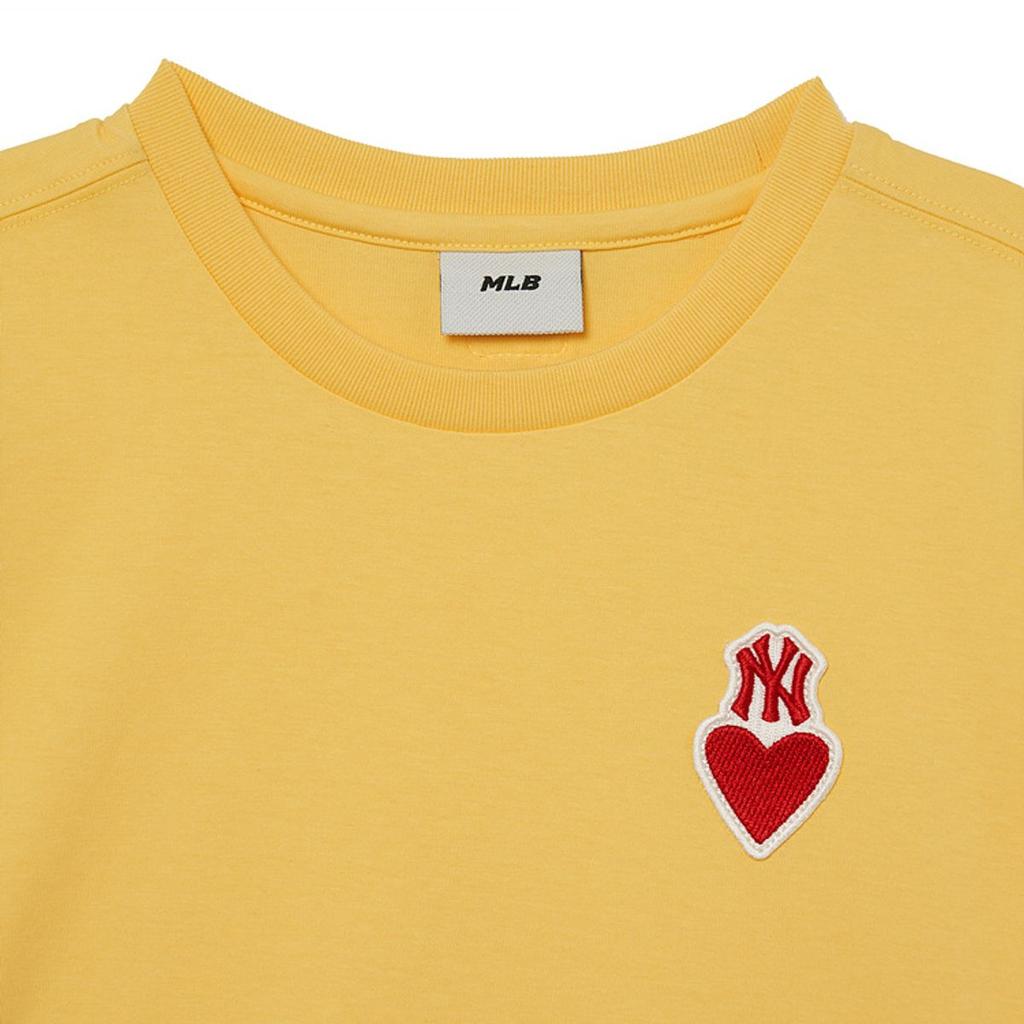 New MLB New York Yankees T Shirt Yellow Teenagers 7ATSH0133-50MSL