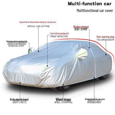 All-Weather Waterproof Oxford Cloth Sedan Car Cover with Sun Protection