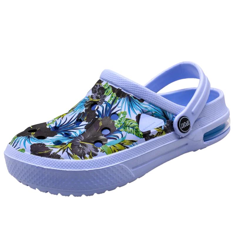 Letní graffiti dřeváky sandály pro muže a ženy sandály se vzduchovým polštářem maskáčové pantofle párové zahradní boty pánská ležérní obuv