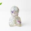 Resin Art Figurine With Natural Quartz Stone For Tabletop Office Decoration