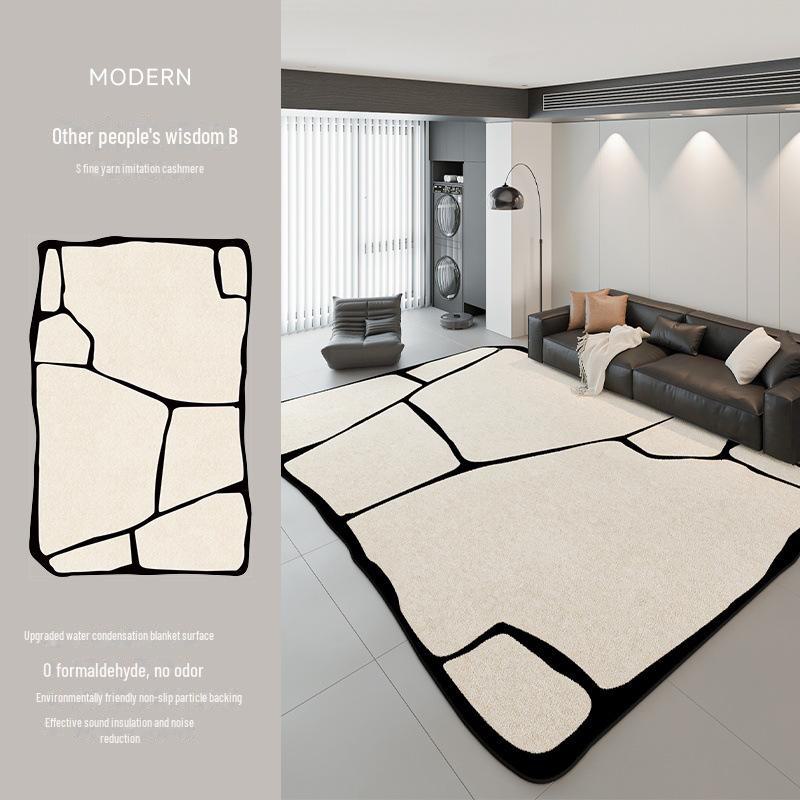 

Итальянский минималистский роскошный ковер 2025 года: Устойчив к грязи, прост в уходе, идеально подходит для гостиной и спальни осенью/зимой 140x200cm warm and cool resistant