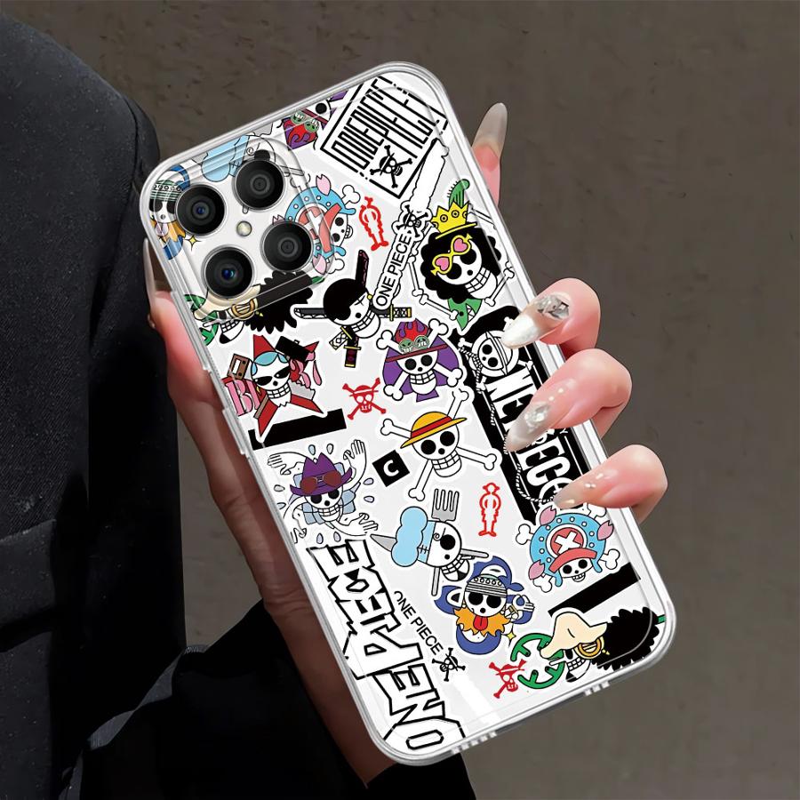 

Case for Honor X9b X9a 90 Lite X8 X7b X8b X8a Soft Phone Cover O-One P-Iece Luffy Logo Honor X8a