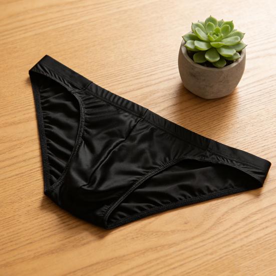 Pánské slipy Volný střih Elastické Střední pas U-vypouklé Kalhotky Jednobarevné Vysoká elasticita Prodyšné Spodní prádlo na spaní