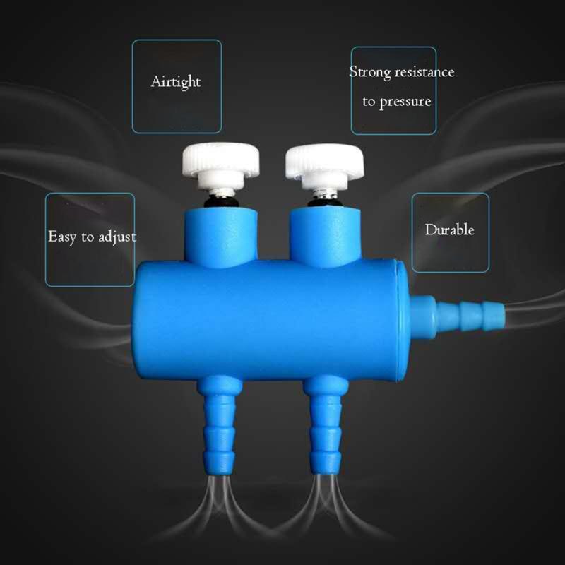 Aquarium Air  Pump  Hose  Splitter Air Distributor Adjustable Tracheal Shunt Single Hole Oxygen