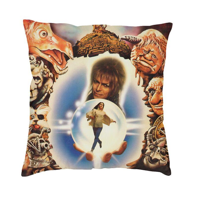 Luxury Labyrinth Worm Cushion Covers x Polyester Musical Adventure Movie Throw Pillow Case for Car Square Pillowcase