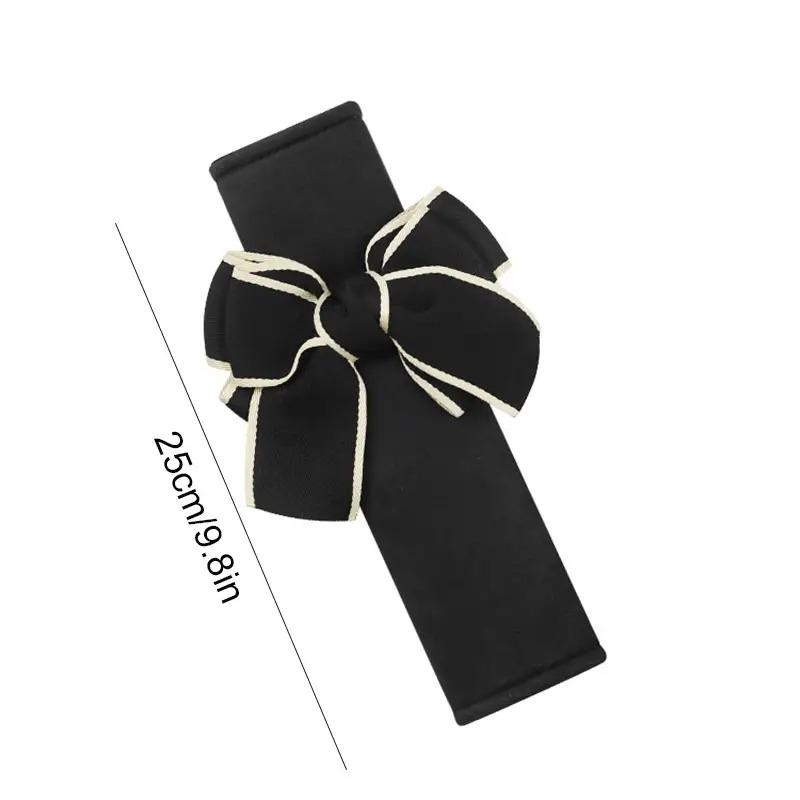 2pcs Seat Belt Covers Car Shoulder Pad Seat Belt Car Accessories for Adults Youth Kids Interior Princess Bow Decor Car