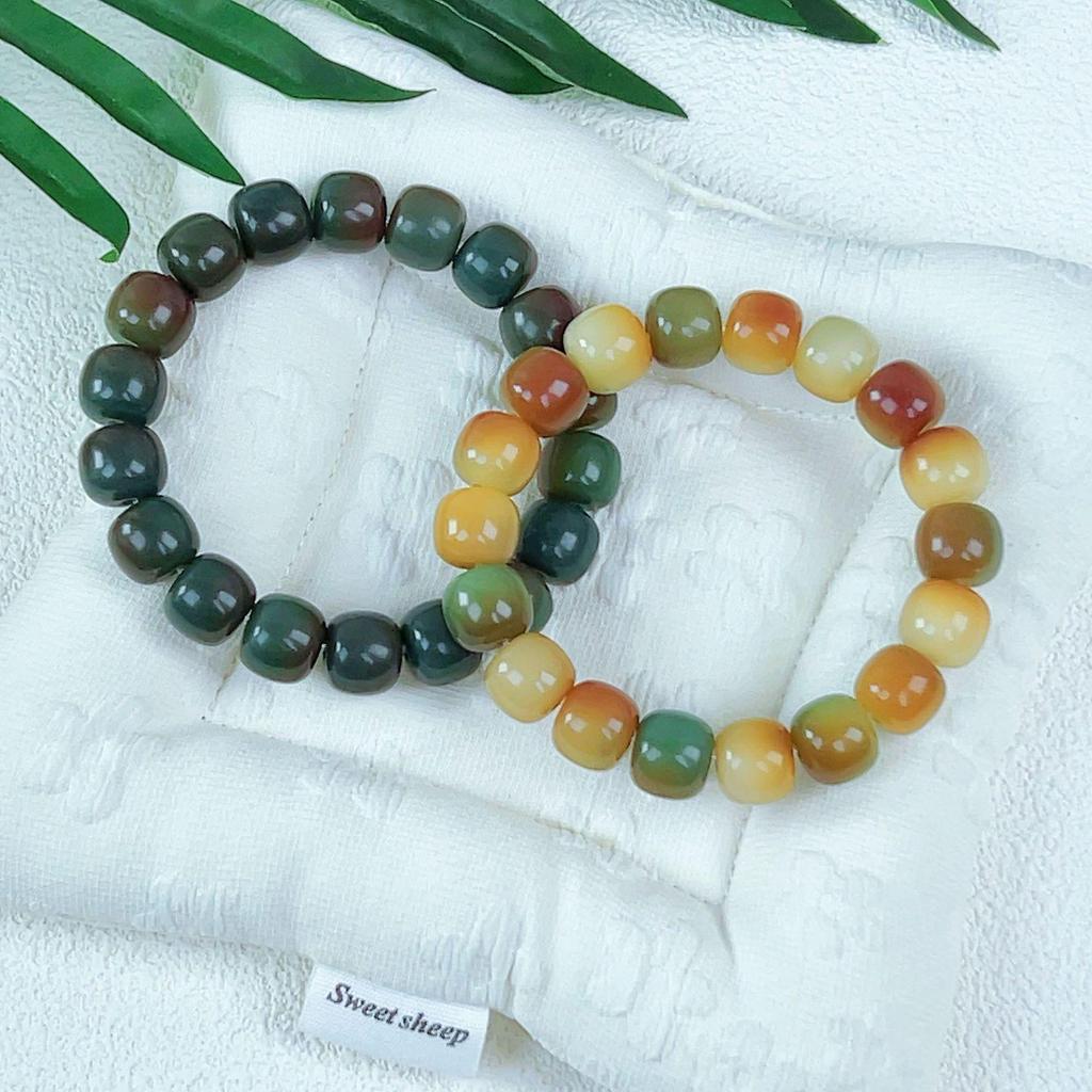 Bodhi Root Charcoal Burned Wrap-around Finger String - Soft Boutique Decompression Accessory