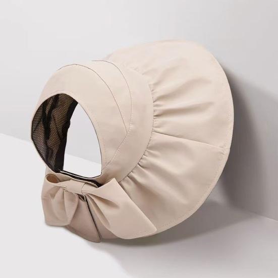 Summer Hat Wide Brim UV Protection Lightweight Vinyl Empty Top Sun Hat Face Shaping Sunshade Hat Sun Protection Headwear