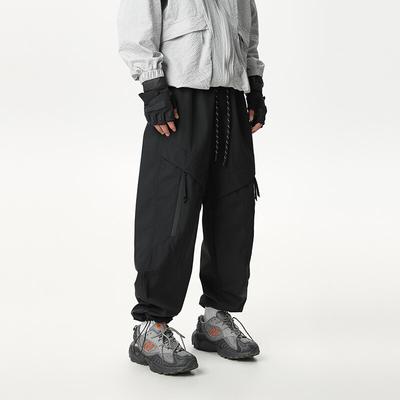 New American Trousers Men's New Big Pockets Handsome Loose Straight Casual Sports Pants Outdoor Charge Pants