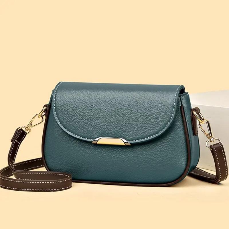 Divatos PU Bőr Női Válltáska, Egyszerű Alkalmi Kereszttáska, Divatos Retro Napi Táska Napi Használatra és Vásárlásra