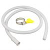 1meters Water Inlet Pipe 1pcs Strong Toughness White