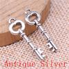 Classic Key Shaped Charms Pendant For Bracelet Necklace Jewelry Making Craft Findings