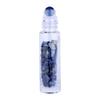 10pcs/set Transparent Glass Essential Oil Gemstone Roller Ball Bottles Perfume Bottle Refillable 10ml