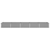 Plant Pot Light Grey 480 X 100 X 45 Cm Galvanized Steel