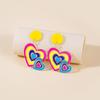 Japan Kawaii Cute Childlike Style Girl Stud Earrings A Variety Of Cartoon Personality Small Ear Jewelry