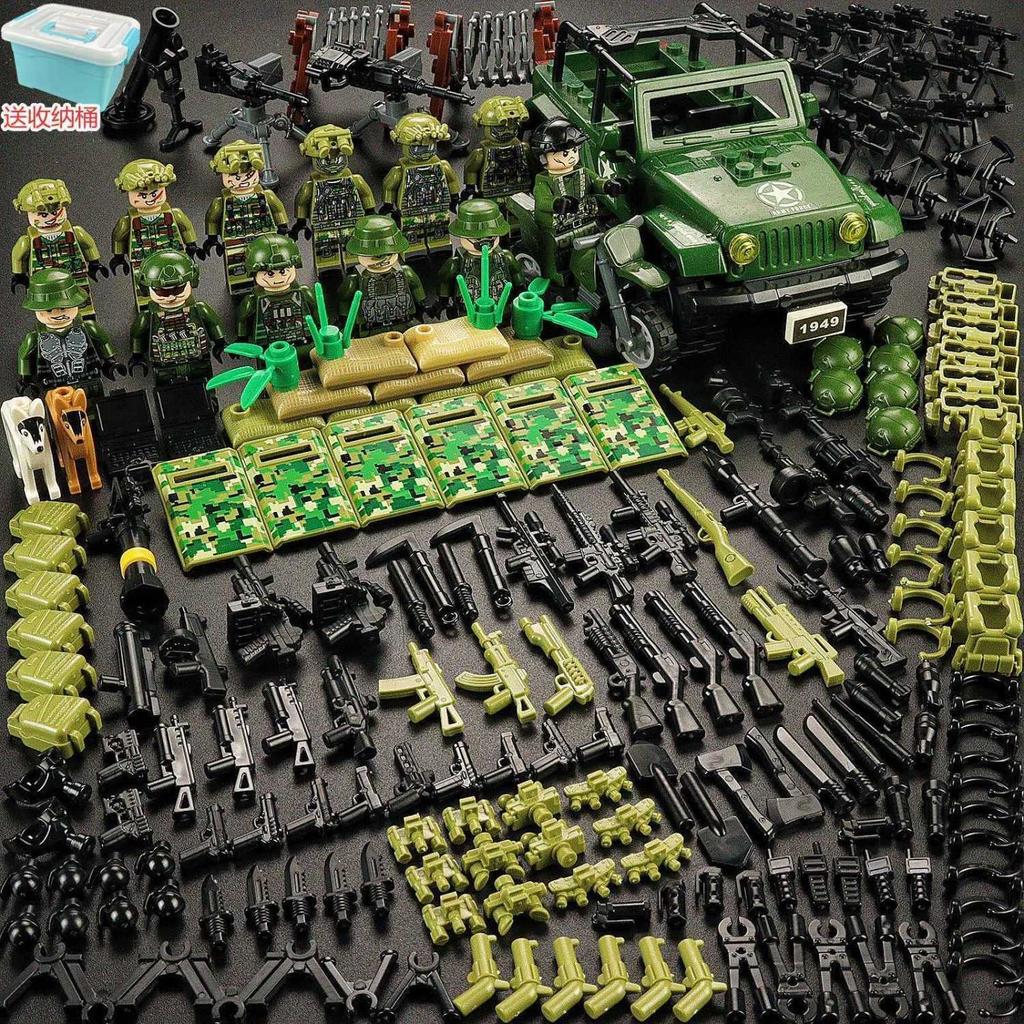 Compatible Building Block Thunder Military Special Forces Minifigures Armed Forces Boys