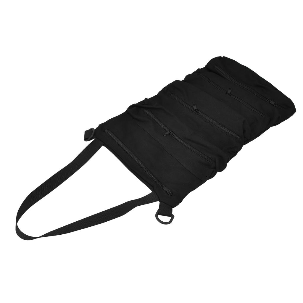 Tool Roll Up Bag Durable Oxford Fabric Wide Application Easy Storage Secure Closure Easily