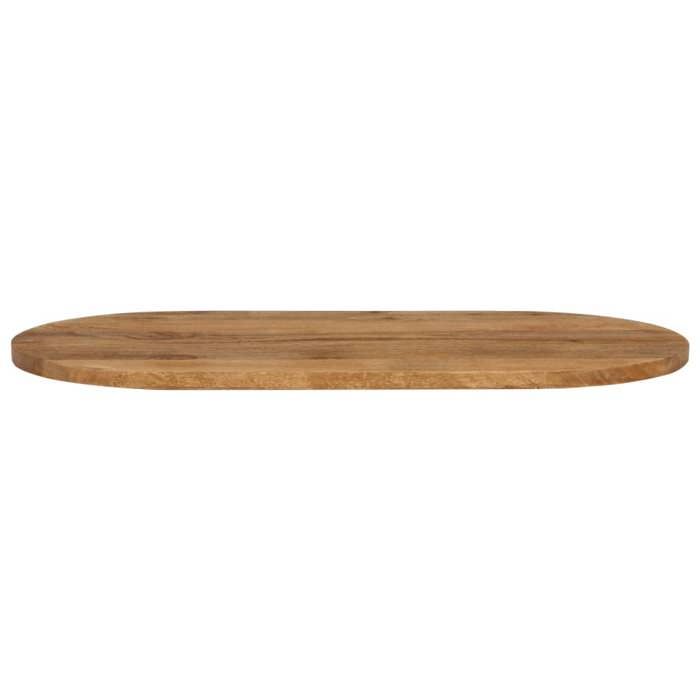 VidaXL Dessus de Table, Dessus de Table de Remplacement, Dessus de Rechange Salle à Manger, 110x40x2,5 cm Ovale Bois Massif 370145