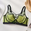 Soft underwire push-up bra, thin lace underwear, small chest push-up, non-empty cup sexy bra