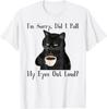 Cat Kitten Did I Roll My Eyes Out Loud Funny Sarcastic Women T-Shirt