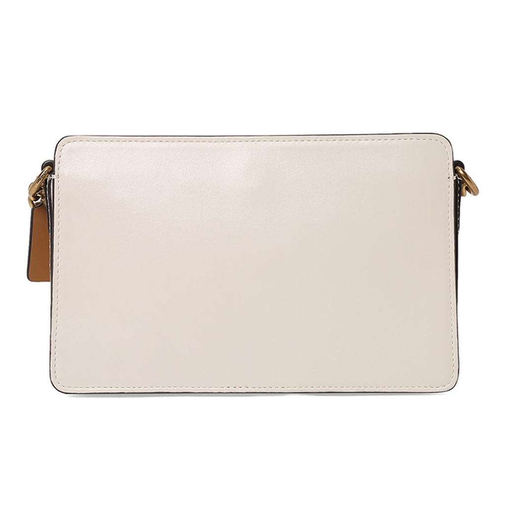 Coach Signature Chain Crossbody 23 Small Classic Logo C Chain Leather Shoulder Bag Women bags White 78801-B4HA