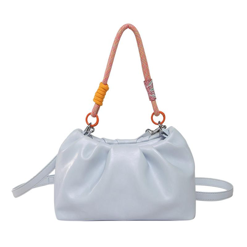 Fashion Casual Handbag Women's New Shoulder Bag Solid Color Versatile Messenger Bag